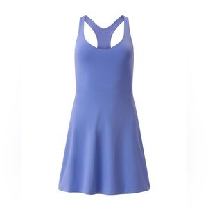 Girlfriend Collective Lola V-Neck Dress in Iris, Size M, never worn